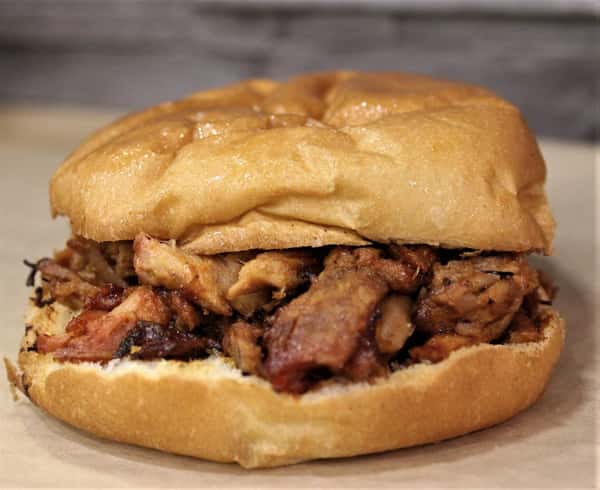 BBQ Pulled Pork on House Baked Bun