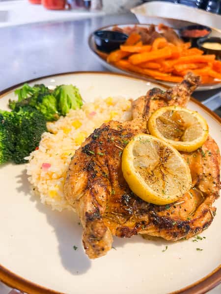 Lemon Garlic Airline Chicken