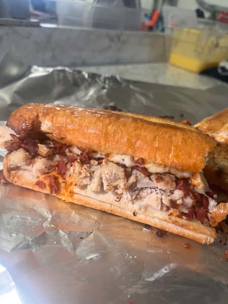 Chicken Bacon Ranch Sandwhich w/Chips & Pickle Spear