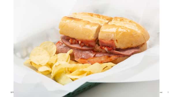 Submarine w/ Chips & Pickle Spear