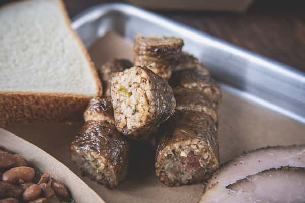 Two Meat plate Boudin