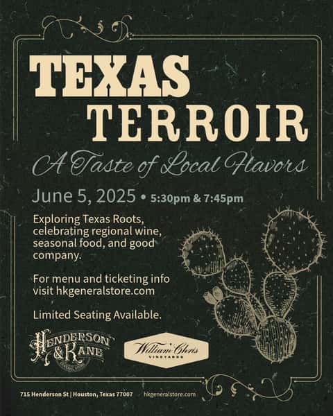 Texas Terroir Ticket - 7:45pm