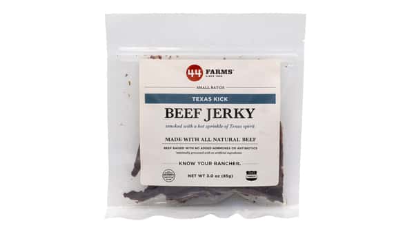 Texas Kick Beef Jerky, 44 Farms
