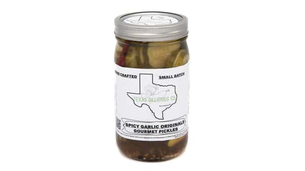 Spicy Garlic Pickles, Texas Dillicious