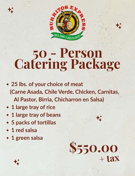 50-Person Catering Package