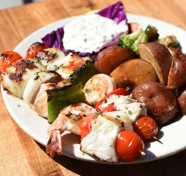Blackened Seabass Brochette