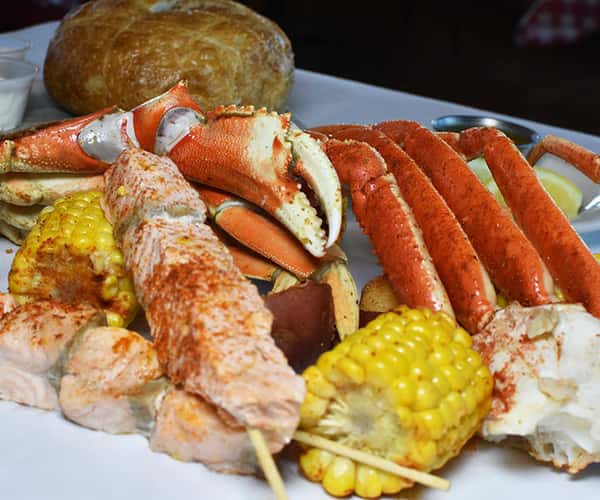 Dungeness , Snow Crab & Salmon