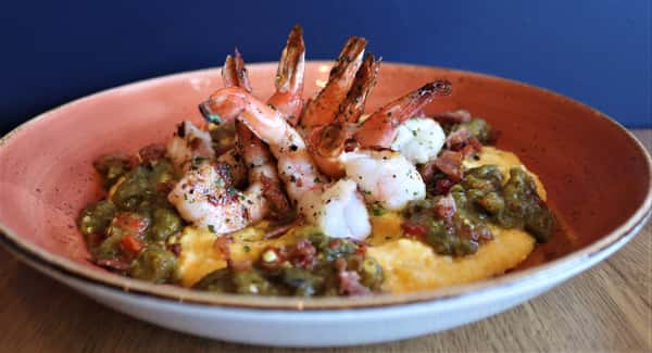 Green Chili Shrimp & Grits