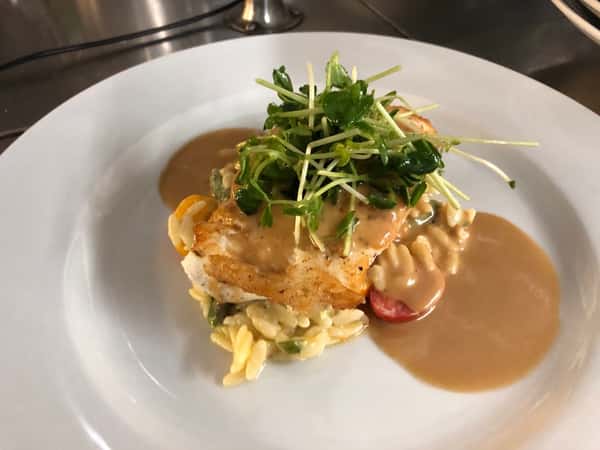 Pan Seared Halibut