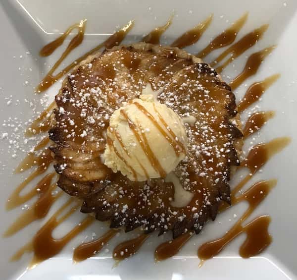 Warm Almond Apple Tart