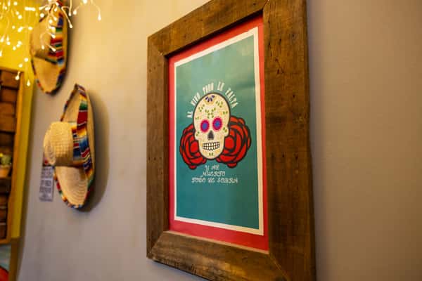 Framed Mexican wall art