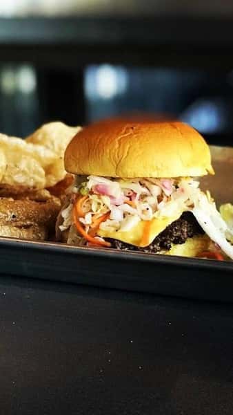 slaw burger