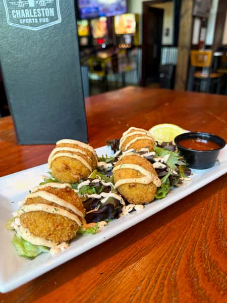 Shrimp & Crab Dip Fritters