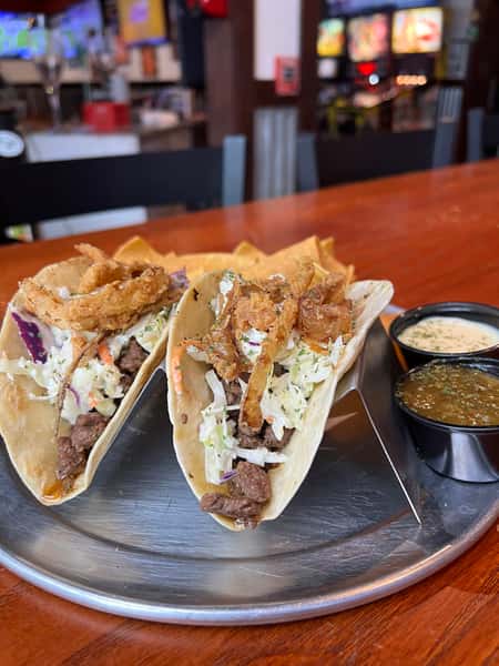 Black and Blue Steak Taco