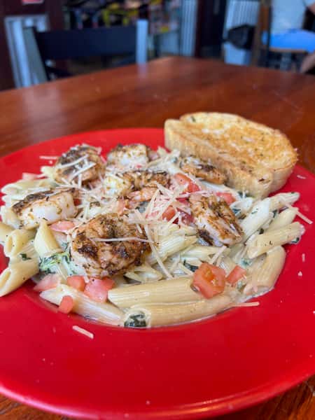 Cajun Shrimp Florentine Pasta