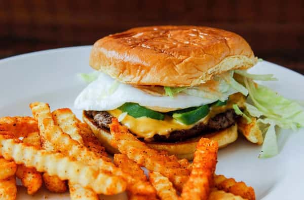 Breakfast burger