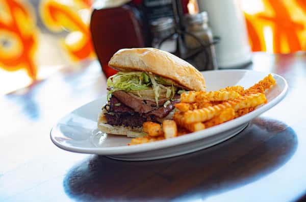Pastrami Cheeseburger