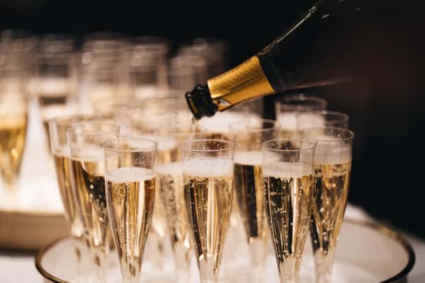 Champagne glasses