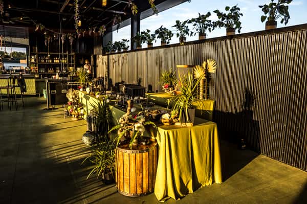 Decorations for The Eastern ATL opening event