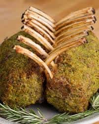 Herb-Rubbed Rack of Lamb