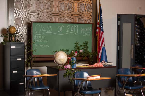 Chalk board with Class of 2019