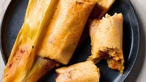 Fire-Roasted Chicken Tamales