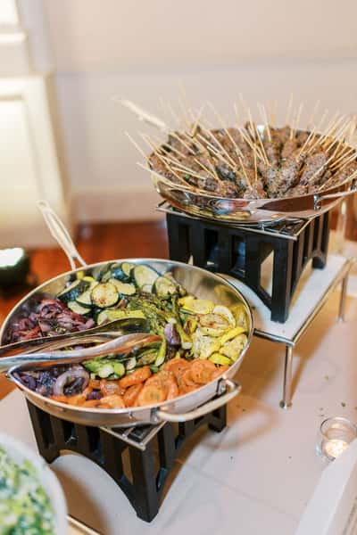 Catered food