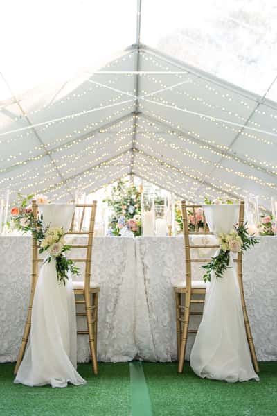 Wedding party table