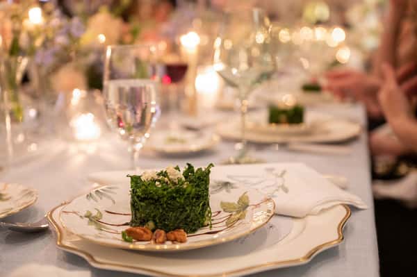 Plated food