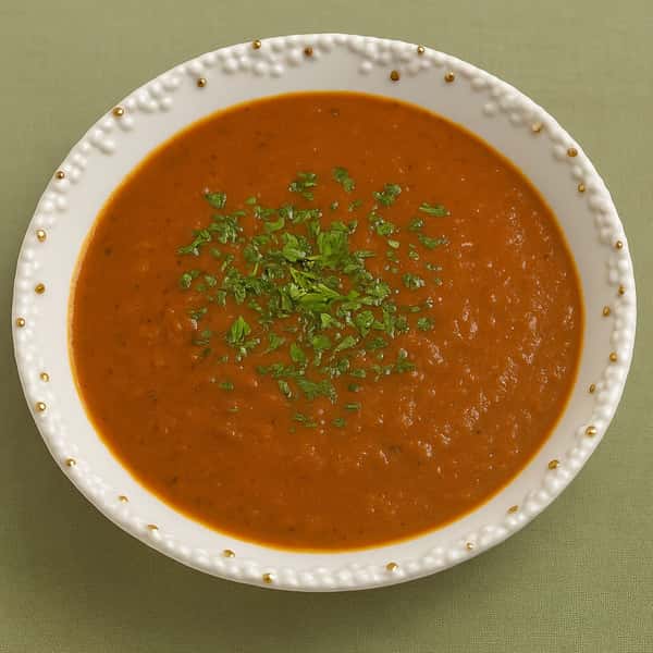 Rustic House-Made Beef and Tomato Soup - 16 oz