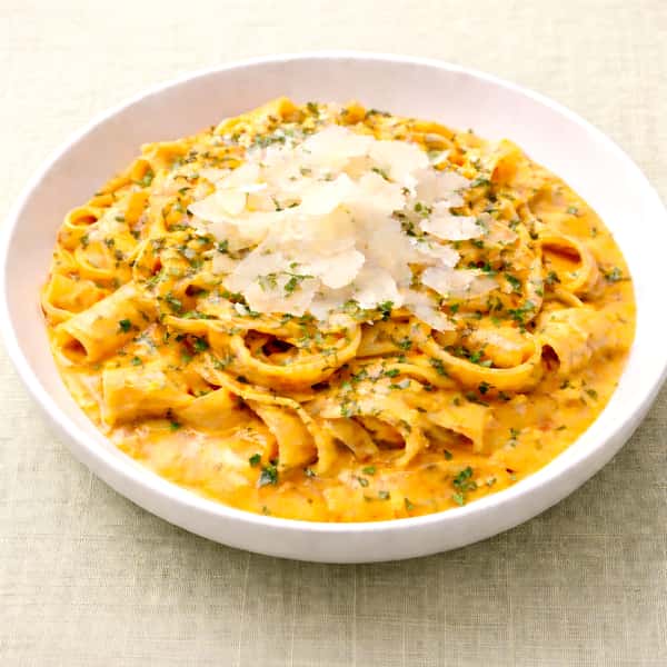 Pappardelle with Homemade Tomato Cream Sauce