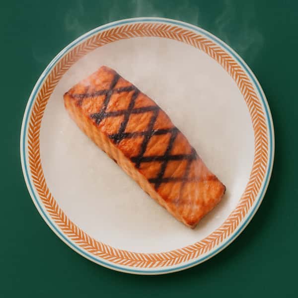 *Flame Grilled Skinless Salmon - 12 pieces - 3.5 oz each -