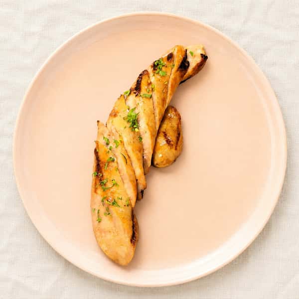 Sliced Flame-Grilled German Style Bratwurst. 4.5 oz