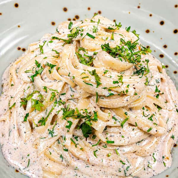 Dynamite Jerk Silk Fettuccine alla Caraibica