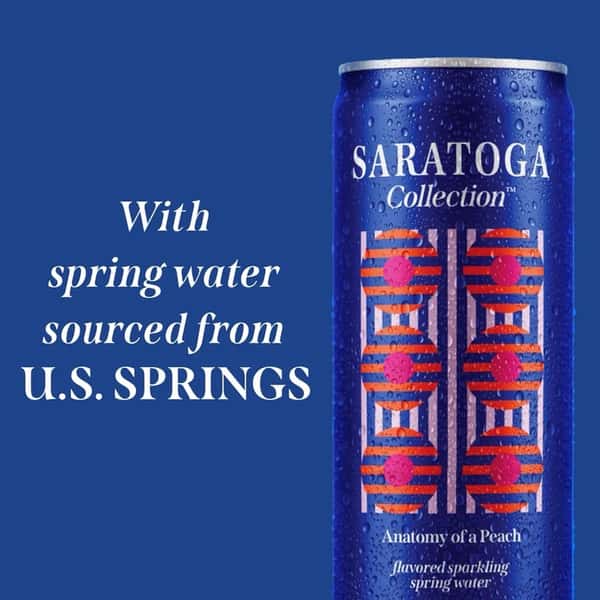 Saratoga Sparkling Anatomy of a Peach