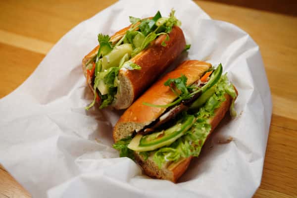 Teriyaki Beef Banh Mi Sandwich