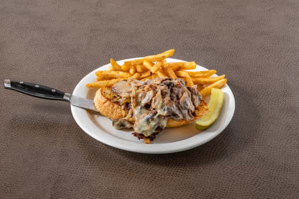 Open Faced Prime Rib Sandwich