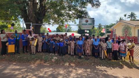 Jamaican community outreach event