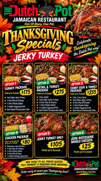 Curry Goat & Turkey Package