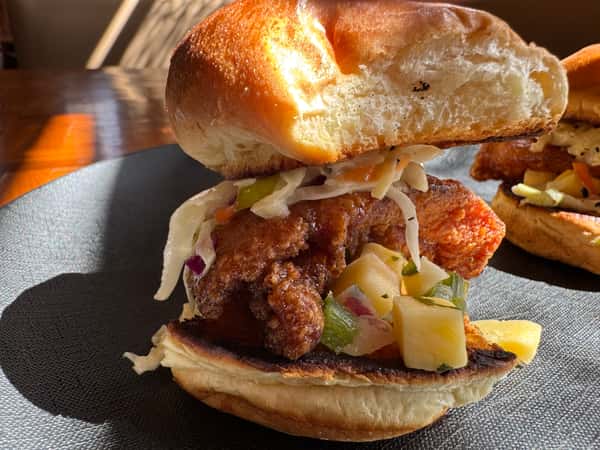 Sweet & Sour Chicken Sliders