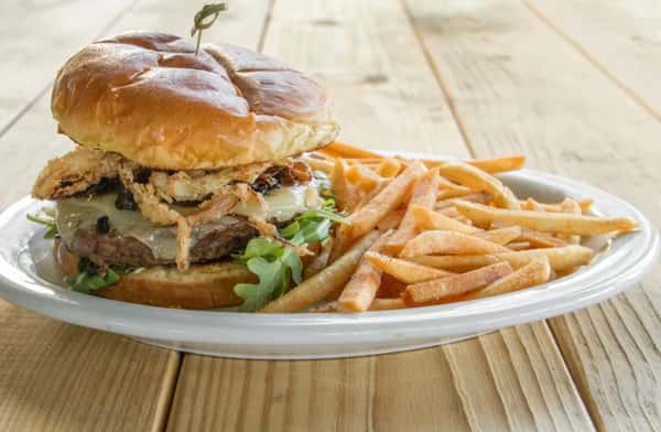 French Onion Burger