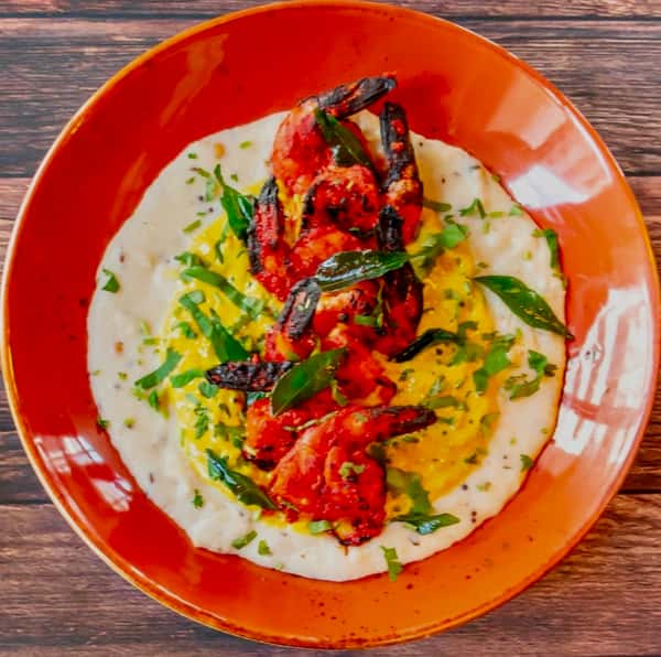 Tandoori Shrimp & Grits