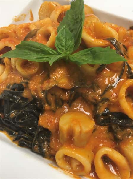 calamari in a marinara sauce