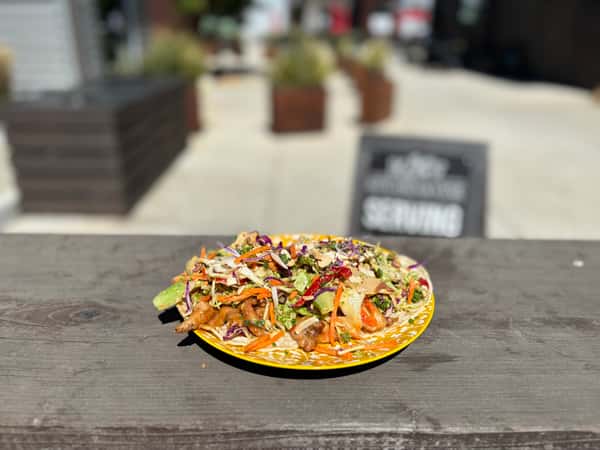 Thai Peanut Tacos