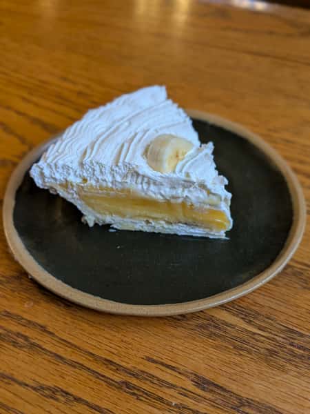 Slice Banana Cream Pie