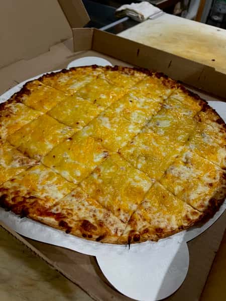 The Cheese Cheese & More Cheese Cauliflower Pizza