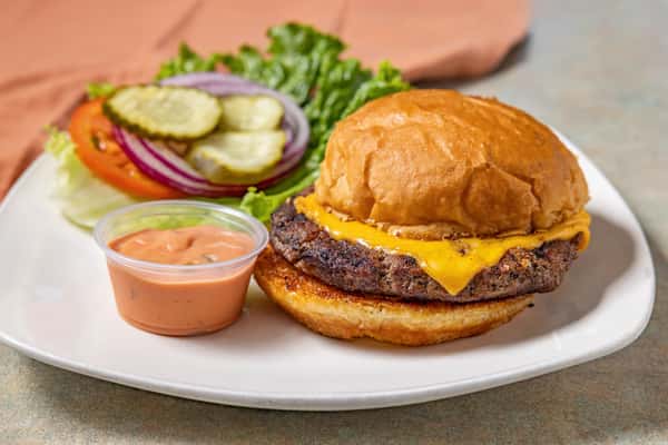 1/2-Pound Cheeseburger