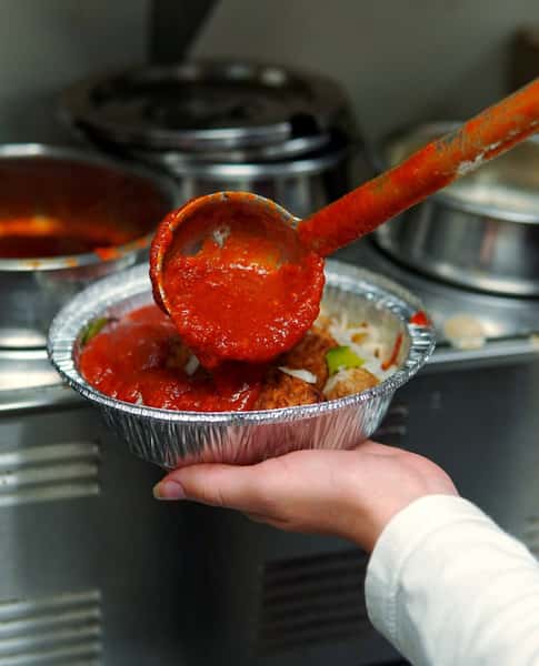 serving food photo