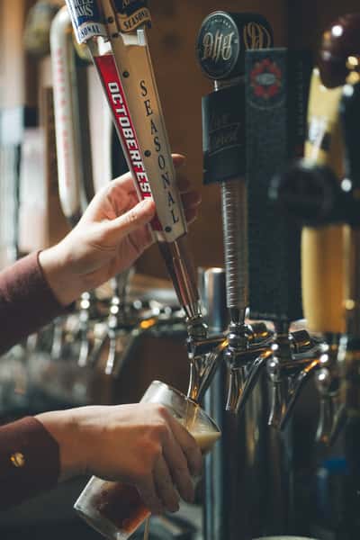 beer on tap