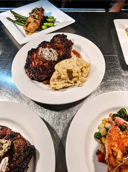 Our new menu still features the classics styles of our Pittsburgh Ribeye, but now has seasonal flavors like our new pork chop and seafood entrees.
